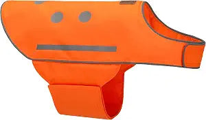 SPOT THE DOG! Reflective Dog Vest - High Visibility Safety Dog Accessories, Fluorescent Dog Apparel for Walking, Hiking & Camping, Hunting (Blaze Orange, Small)