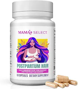 Postpartum Hair Loss Vitamins – Reduce Shedding, Regrowth, Nursing-Safe