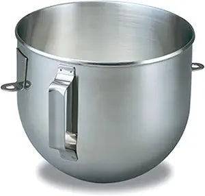KitchenAid 5 Quart Polished Stainless Steel Bowl with Flat Handle for KitchenAid Bowl-Lift Stand Mixer - K5ASBP