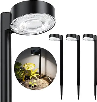 ELECLINK 12 Pack Solar Pathway Lights Outdoor, Solar Powered Landscape Path Light with Bigger LED Lens, Brighter Up to 12 Hrs Waterproof Outdoor Solar Light for Walkway Driveway Garden Yard Sidewalk