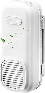uahpet Bathroom Air Freshener, Plug in Air Purifier with Negative Ion, Nano & Fan-Powered, No Scent & No Refills Triple Home Deodorizer for Toilet, Bathroom, Kitchen, Garage Odors