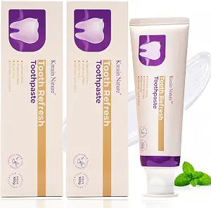 Tooth Refresh Toothpaste, Fluoride-Free, 2 Pack