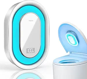 Smart Toilet UV-C Sanitizing &Odor-Control System  Motion-Activated, Chemical-Free Automatic Deodorizer with Safety Sensor & Long-Life Rechargeable Battery