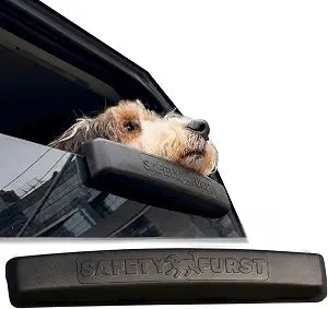 Whiffie Cushion - Patented Dog Car Window Chin Rest - Premium XL EXTRALIGHT Foam, Universal Fit, Waterproof & Easy-Clean - Handcrafted in Canada - 15.5", Stealth Black