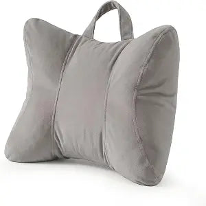 Lumbar Support Pillow for Office Chair, Desk Chair & Car Seat, Ergonomic Back Support Cushion for Sitting Comfort, Washable Lumbar Pillow for Sofa Recliner, Home Office Essentials, Zinc Gray