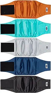 Male Dog Diapers, High Absorbing Dog Belly Bands for Male Dogs, Washable Reusable Dog Males Wraps(5 Pack)