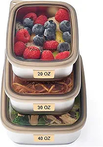 Stainless Steel Lunch Box Adult| Meal Prep| Food Storage| Stainless Steel Lunch Containers with clear Silicone Lids| Leak Resistant|20,30, 40 OZ| Bento Box | Metal lunch Box |Lunchbox | Bentobox