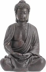 14" Buddha Statue Outdoor, Buddha Statues for Home Decor Indoor, Zen Decor Buda Garden Statues for Yard, Patio Gift