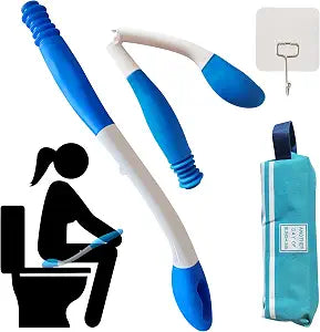 Foldable Butt Wiper Tool, 15.7" Wiping Aid for Seniors, Limited Mobility