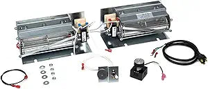 600-1 Fireplace Blower Fan Kit for Kozy Heat, Rotom HB-RB6001 - Ball Bearing, Energy Efficient Fireplace Blower Kit w/Power Cord, & More - Easy to Install Home Heating Accessories