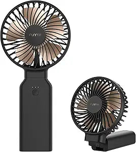 OUTXE Funme Handheld Fan 10000mAh Desk Fan Portable Battery Travel Fan, Powerful Airflow, Last 9-53 hrs for Travel, Camping and Outdoor Activities