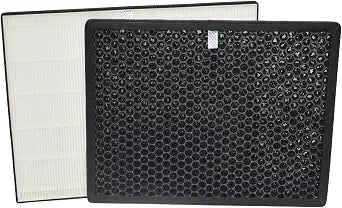 PUREBURG Replacement Filter Set Compatible with IKEA STARKVIND & STARKVIND Table Air Purifier, H13 HEPA Activated Carbon For Air Clean Dust VOCs Odor