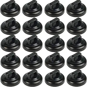 Magnet Zip Tie Mount Magnetic Zip Ties Mount Base Holder Multipurpose Wire Cable Holder Mount Wire Clips Management for Home Office Marine Electrical Wiring(D19 20 Pcs)