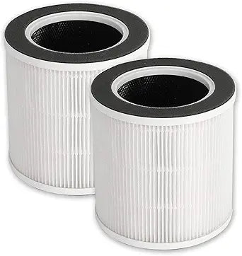 PUREBURG Replacement Filter Compatible with Vremi & HOKEKI VK-6067B Air Purifier,2-Pack 4-Stage Filtration Activated Carbon Air Clean