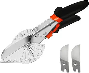GARTOL 45-135 Adjustable Miter Shears, Quarter Round Cutter for PVC & Trim