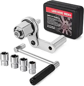 Torque Multiplier, Heavy Duty Torque Multiplier Wrench Set for Lug Nut Remover 1/2 Driver 1:16 Labor Saving Wrench