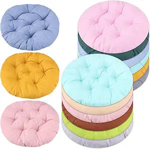 12 Pcs 16 Inch Round Floor Pillows Seating for Kids Adults Colorful Flexible Seating Pillows Chair Floor Cushions Reading Cushions for Classroom Home School Playing Yoga Meditation, 12 Colors