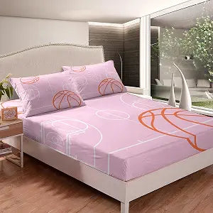 Feelyou Basketball Bed Sheet Set Twin for Kids