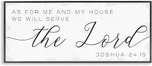 Biblical Kitchen Scripture Farmhouse, 13 x 30 Inch Framed Gicle Print