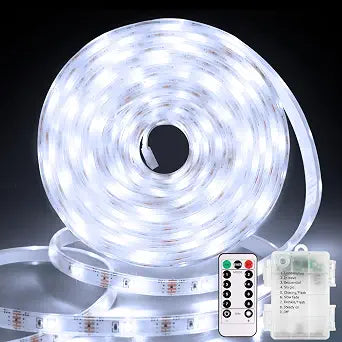 LED Strip Lights Battery Operated 9.8ft 90 LED Strip Lights with Remote