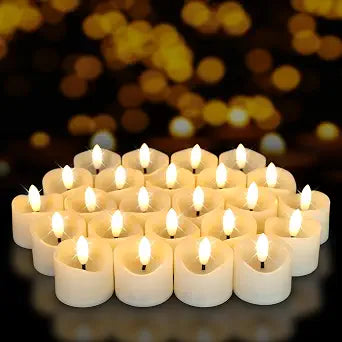 48 Pack Tea Lights Candles Battery Operated Flameless LED Tealights