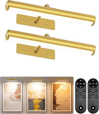 EZVALO 13inch Picture Lights for Wall, 4000mAh Rechargeable Art Lights