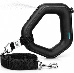 Dog Leash with Built-in Sprayer  Instantly Rinse Dog Pee During Walks, 85ml Water Tank, Rope Leash Included, No Water Bottles Needed, Patented Solution