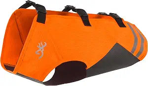 Browning Pet Vests, Hi Vis Safety Vests for Dogs, Saftey Orange, Large, Full Coverage