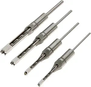 Woodstock D2845 1/4-to-1/2-Inch Mortising Chisel Set, 4-Piece