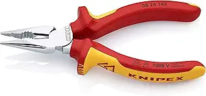 KNIPEX - 08 28 145 US Tools - Needle-Nose Combination Pliers, 1000V Insulated (0828145US)