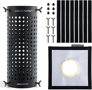 CHANGE MOORE Upgraded Fireproof Stove Chimney Mesh Protector Anti Scalding Anti-Spark Tent Protection, Outdoor Stove Jack for Canvas Hot Tent Camping