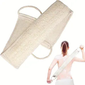 Natural Loofah Back Scrubber for Bath Shower, Deeply Exfoliating