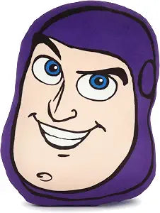 Jay Franco Toy Story Plush Nogginz Pillow - 12 Inches Kids Ultra-Soft Stuffed Character Plushie & Cozy Pillow, Official Licensed, Multi - Toy Story Buzz Lightyear