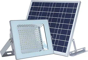 SUNLONG Solar Flood Lights Outdoor Waterproof with 16.4Ft Extension Cable, Heavy Duty Aluminum Casting Solar Security Lights, Auto On/Off for Yard Courtyard Billboard Real Estate Square, Nature White