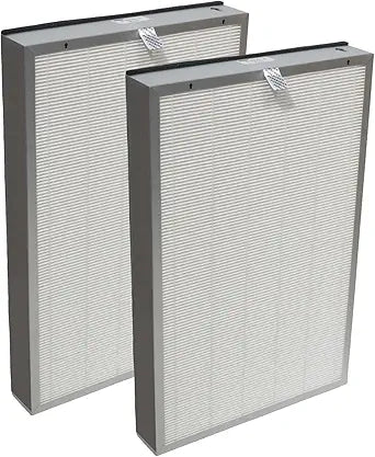 PUREBURG Replacement Filter Compatible with Y1000 Air Purifier Large Room, 1-Pack (2 filters per pack) H13 HEPA Activated Carbon For Air Clean Dust VOCs Odor 3-Stage Filtration