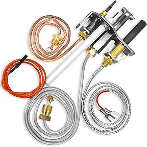 25660, 4021-732 Pilot Assembly Natural Gas (NG) for Heatilator, Heat-N-Glo and Quadrafire Stove & Fireplace, Replacement Natural Gas Pilot Assembly