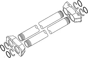 Tube Assembly 60425-12 for Fleck 9100 and 9100SXT Valves - 6-12 inch Tanks