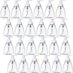 Eboot 24 Pcs 8 oz Foaming Soap Dispenser Foaming Pump Bottle Travel Hand Soap Pump Foam Dispenser Bottle Plastic Press Bottles Empty Refillable Plastic Container for Liquid Shampoo