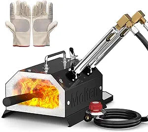 MMasters 2 Burner Propane Forge 2600F Gas Forge for Blacksmithing and Knife Making Kit  Dual Burner Set with Fast Heating for Bladesmithing and Metalworking Tools and Equipment