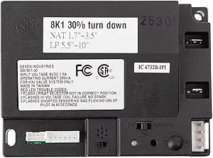 GM 8K1-30 Original Equipment Manufactuer CSA Certified 6 Volt IPI Fireplace Control Module for Fireplaces, Pedestal Stoves, and Other Hearth Systems Using H3V Gas valves