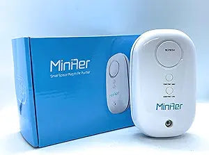 Mini Aer - Air Single Room Purifier up to 250 sqft, Triad Aer, Portable Purifier, great for RVΓs, Hotel Rooms, Boats, Kitchens, Salons get rid of just any smell you come across, White