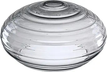 1 Pack Grey Glass Shade Replacement,Ceiling Fan Light Covers Glass Drum Lampshades for Chandelier Vanity Lights Wall Sconces Pendant Light,1.66" Fitter Size,10" high*5.32" Diameter
