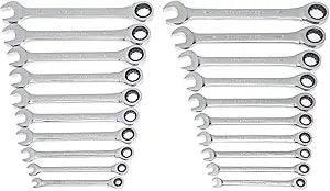 GEARWRENCH 20 Piece Ratcheting Wrench Set | SAE & Metric | 35720