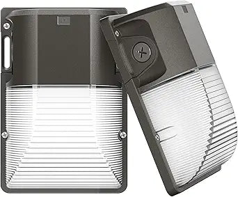CINOTON 30W LED Wall Pack Light with Dusk to Dawn Sensor, 3600LM, 5000K Daylight [120Vac] Outdoor Wall Lights IP65 Waterproof LED Security Flood Lighting for Garage Warehouse Garden UL-Listed 2 Pack