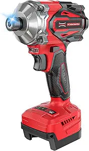 DIYtoolifz 1/4 Inch Cordless Impact Driver Compatible with Milwaukee 18V Battery (Tool Only), 2800 in-lbs Brushless Motor, 3-Speed (03900 RPM) Compact & Portable Driver for DIY Projects, Auto-Stop