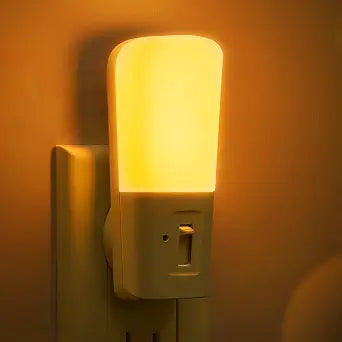 LOHAS-LED Amber Night Light, Dimmable Plug in Night Light with Light Sensor
