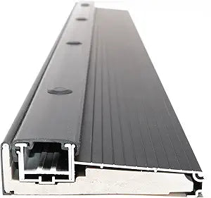 Adjustable Aluminum Threshold  Extra Short Width with Hidden Screws, Adapts to Any Height, Heavy-Duty for Residential & Commercial Use, Available in Multiple Sizes (Black, 36 inch)