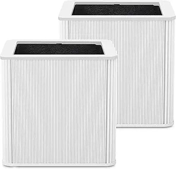 211+ Replacement Filter Compatible with Blue Pure 211+ and 211+ Auto Air Purifier, 2-Stage Filtration System of H13 True Filter and Activated Carbon Filter, White, 2 Pack