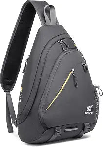 SKYSPER Sling Laptop Bag (Up to 13 Inch) - 18L Crossbody Sling Backpack Travel Shoulder Bag Hiking Daypack for Men Women(Darkgrey)