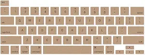 Se7enline for MacBook Pro 13/16 inch Keyboard Cover 2019-2026,Gold
